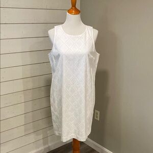 Tommy Bahama White Textured Mini Dress
